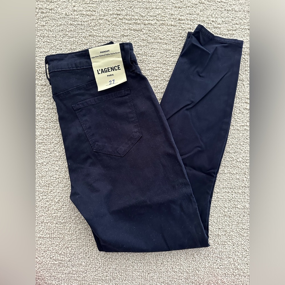 NWT L’Agence Navy Margot Pants